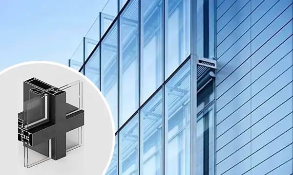 The thermal insulation aluminum profile is not a curtain wall profile