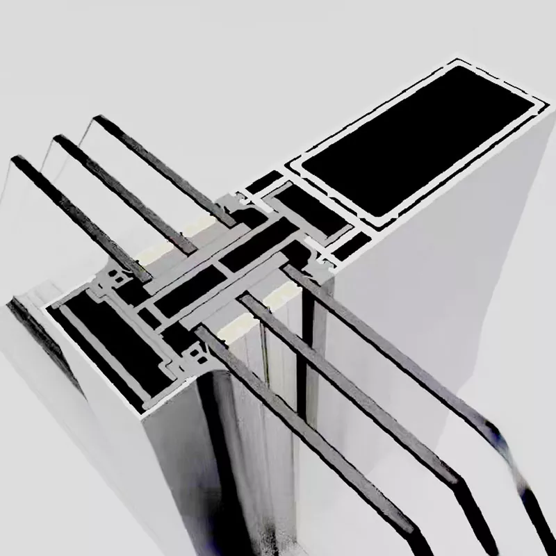 What are the three types of curtain walls?